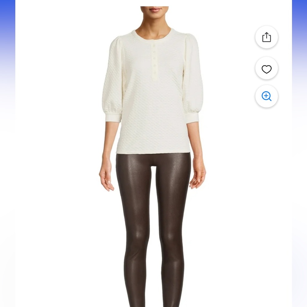 Time and Tru Shiny Brown Leggings.  NWT